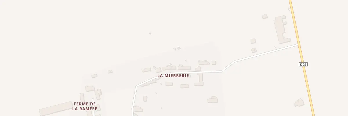 Plan du 214 La Miererie à Tribehou