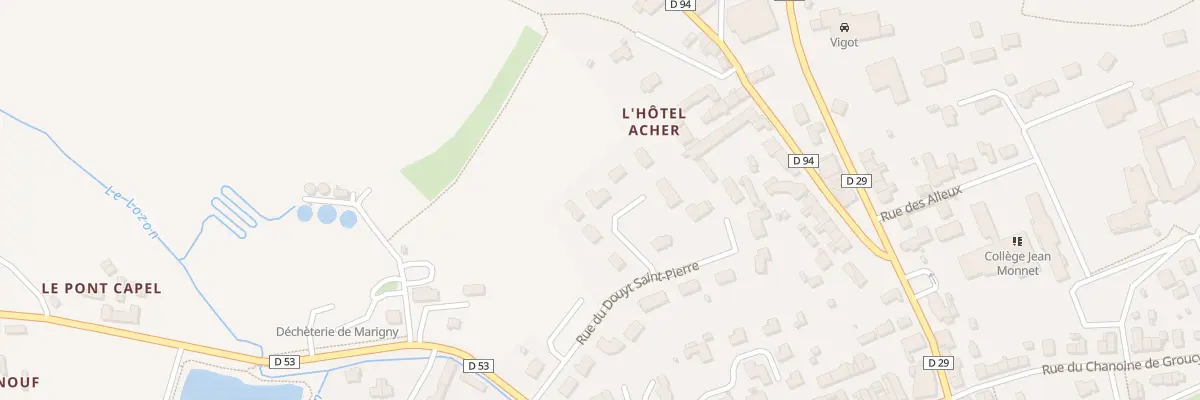 Plan du 17 Rue du Douyt St Pierre à Marigny-Le-Lozon