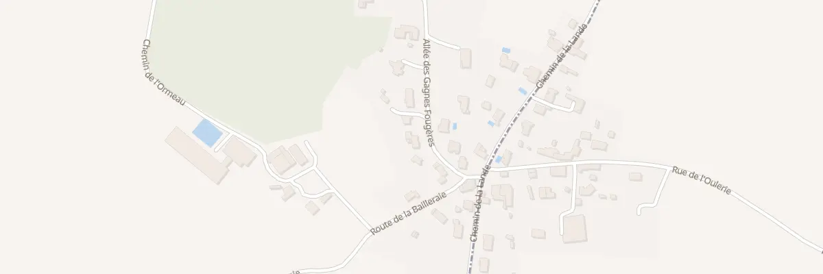 Plan du 5 All des Gagnes Fougères à Lairoux