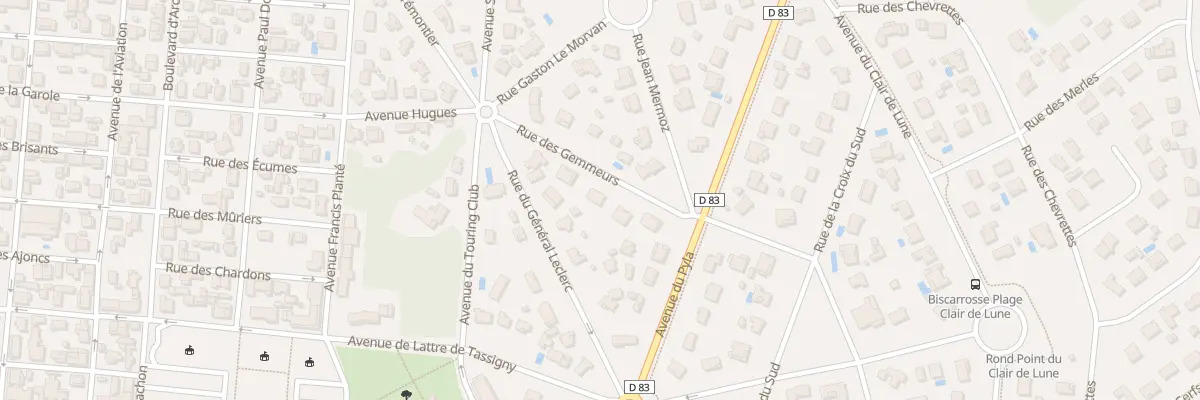 Plan du 116 Rue des Gemmeurs à Biscarrosse