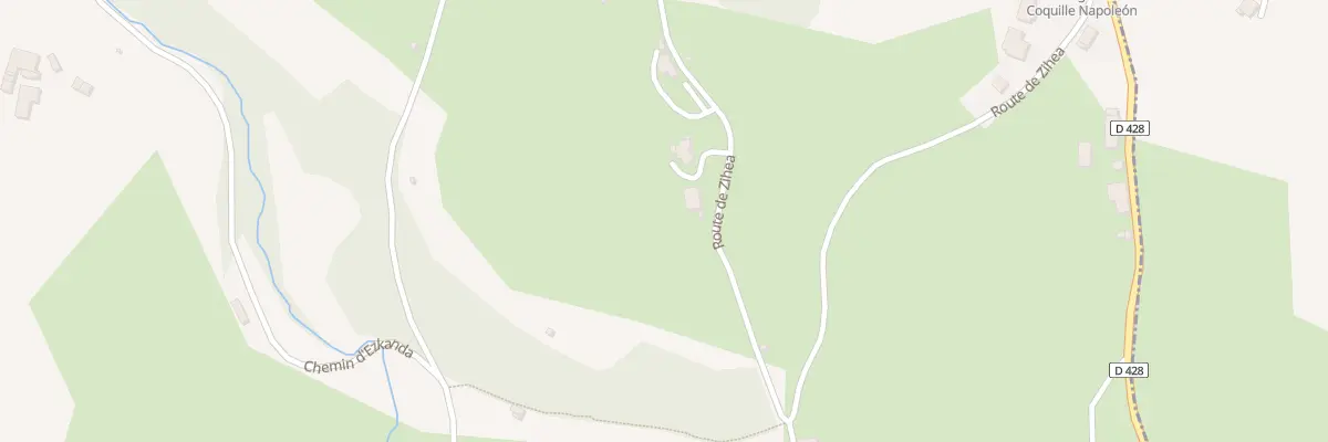 Plan du 1350 Rte de Zihea à Uhart-Cize