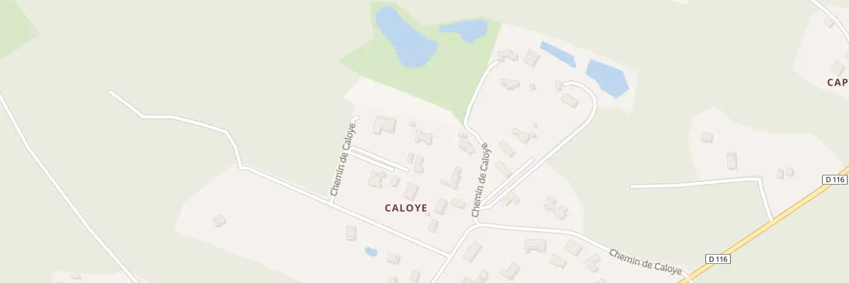 Plan du 312 Che de Caloye à Magescq