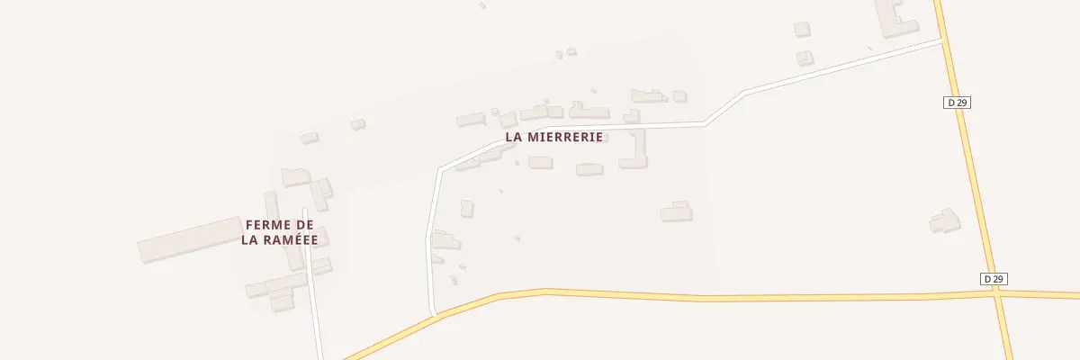 Plan du 207 La Miererie à Tribehou