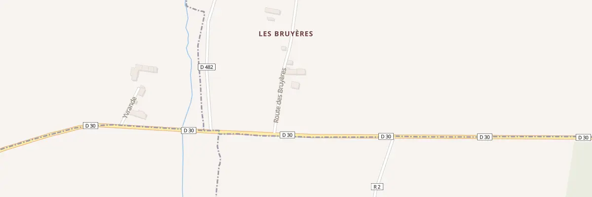 Plan du 1 Les Bruyeres à Saint-Laurent-de-Terregatte