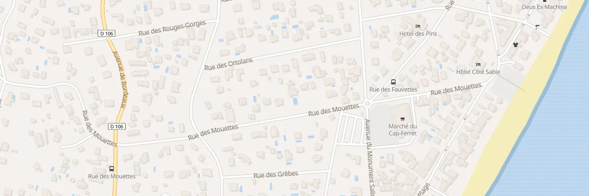 Plan du 17 Rue des Mouettes Cap Ferret à Lège-Cap-Ferret
