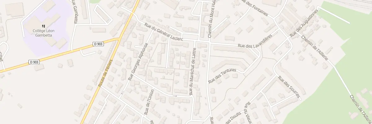 Plan du 6 Rue du Marechal de Lattre à Carentan-les-Marais