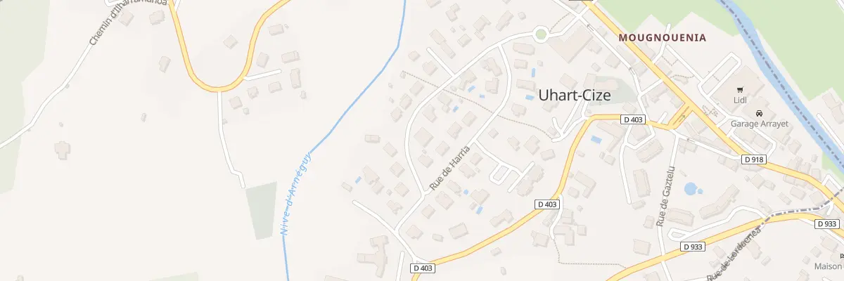 Plan du 210 Rue d’Etxegarai à Uhart-Cize