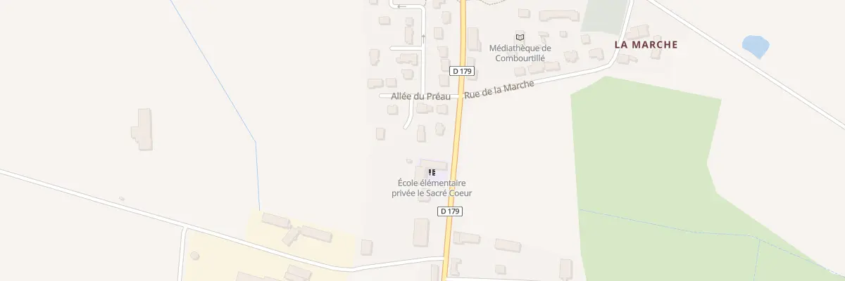 Plan du 3 All des Ecoliers à Combourtillé