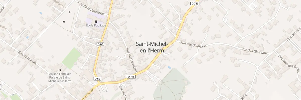 Plan du 19 Rue georges clémenceau à Saint-Michel-en-l’Herm