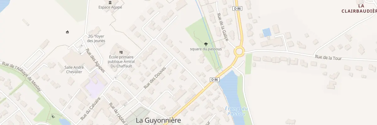Plan du 8 Rue du chanoine de suyrot à Montaigu-Vendée