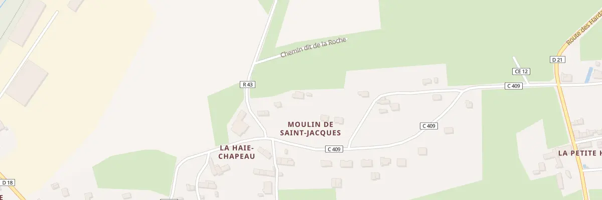 Plan du 22 La Haie Chapeau à Pannecé