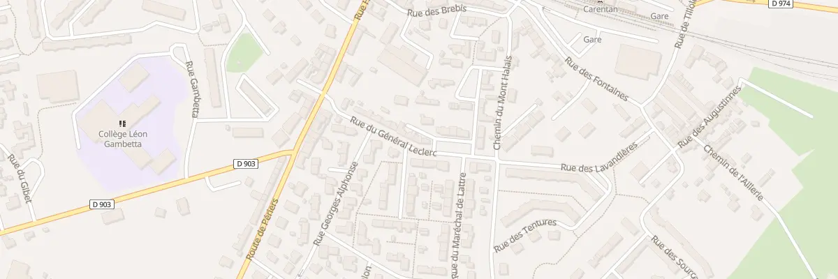 Plan du 17 Rue du Maréchal Leclerc à Carentan-les-Marais
