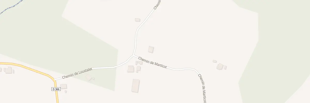Plan du 744 Che de Marticot à Sainte-Marie-de-Gosse