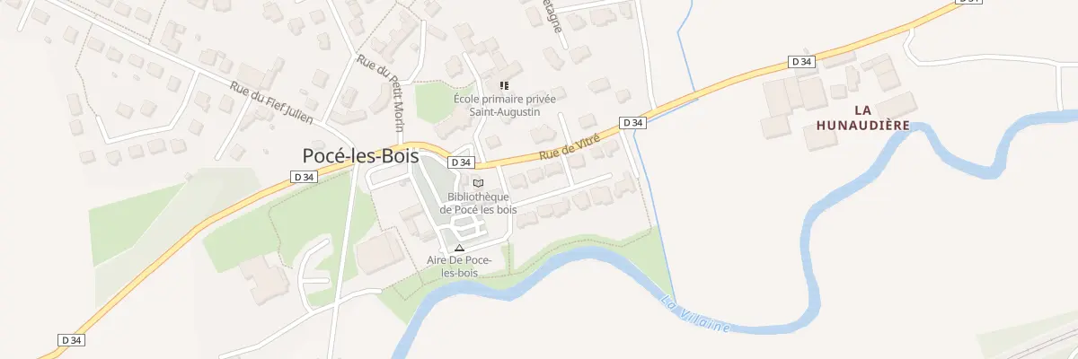 Plan du 3 Rue les Jardins de la Vilaine à Pocé-les-Bois