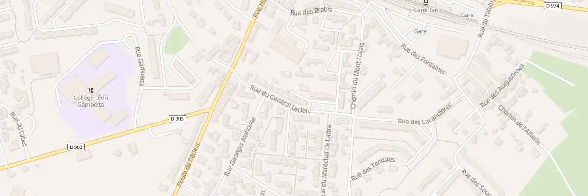 Plan du 15 Rue du Maréchal Leclerc à Carentan-les-Marais