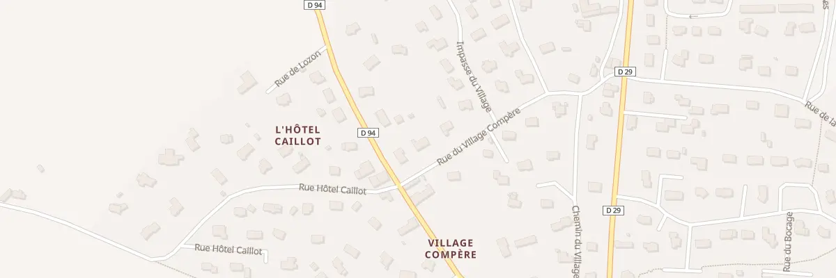 Plan du 22 Rue du Village Compère à Marigny-Le-Lozon