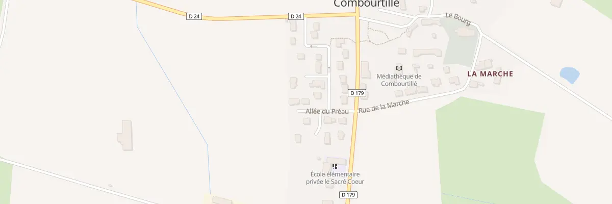 Plan du 1 All du Préau à Combourtillé