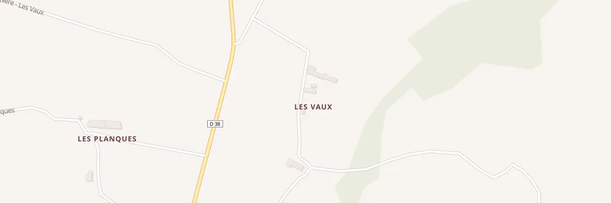 Plan du 5013 Les Vaux à Notre-Dame-de-Cenilly