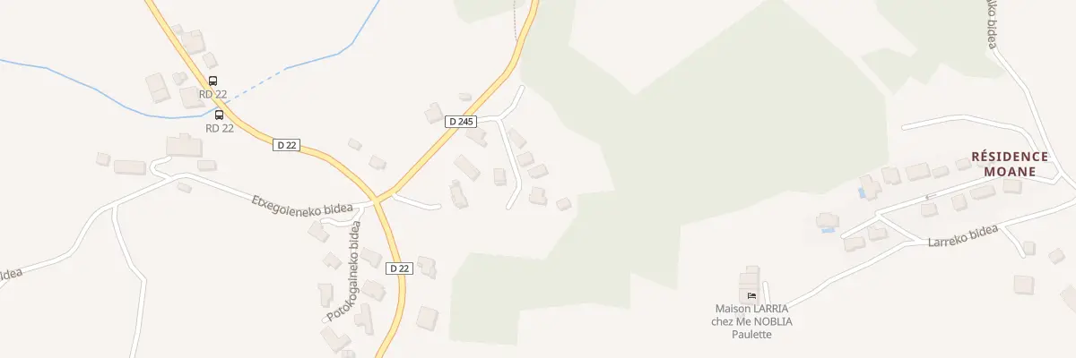 Plan du 1091 Urbeltzeta à Hélette