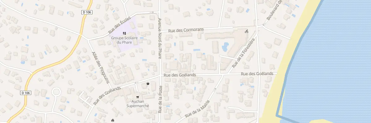 Plan du 15 Rue des Goelands Cap Ferret à Lège-Cap-Ferret