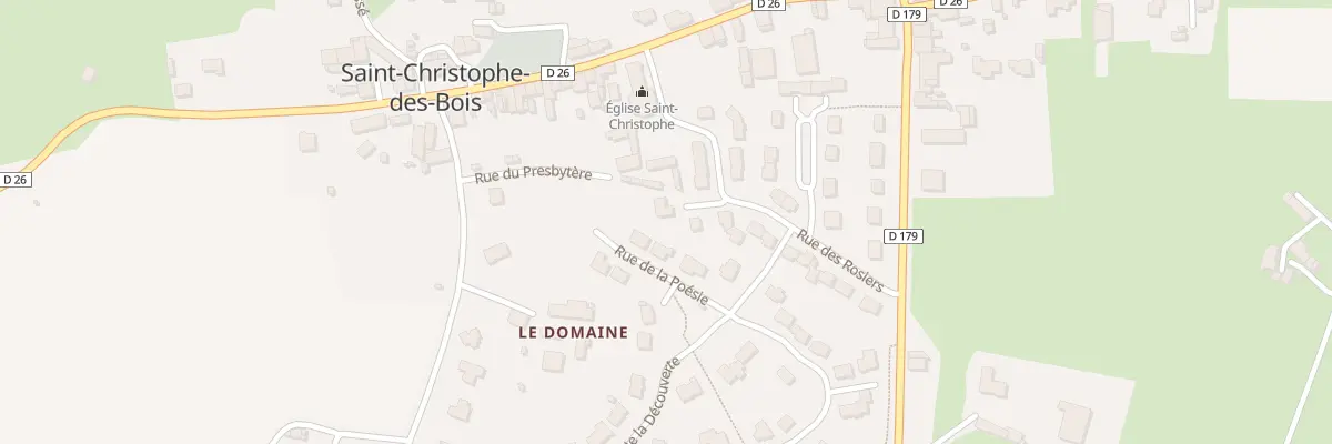 Plan du 3 Allée de la Plume à Saint-Christophe-des-Bois