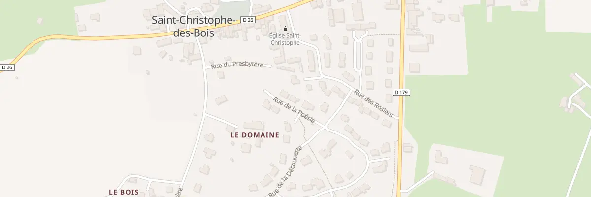Plan du 4 Rue de la Poésie à Saint-Christophe-des-Bois