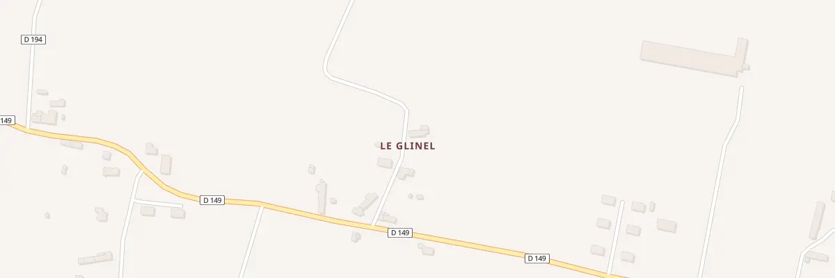 Plan du 4 Rte du Glinel à Montreuil-sur-Lozon