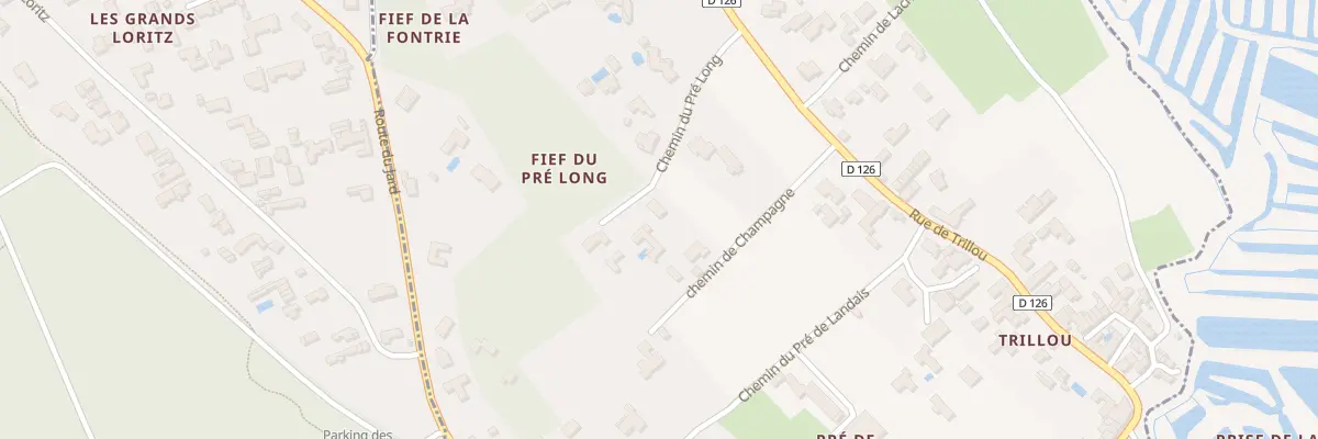 Plan du 9001 Che du Pré Long au Grand-Village-Plage