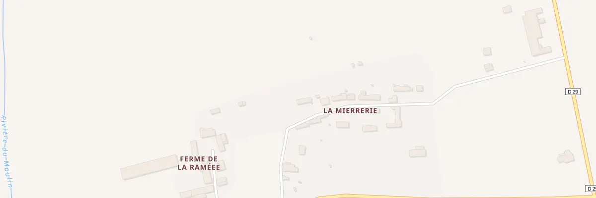 Plan du 222 La Miererie à Tribehou