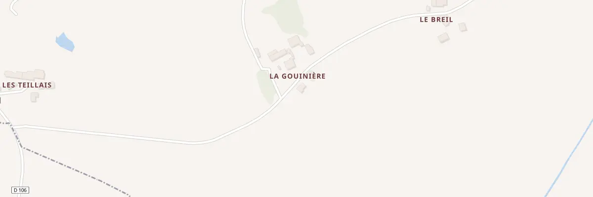 Plan du 2 La Gouinière à Domalain