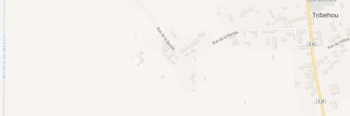 Plan du 531 Rue de la Baritte à Tribehou