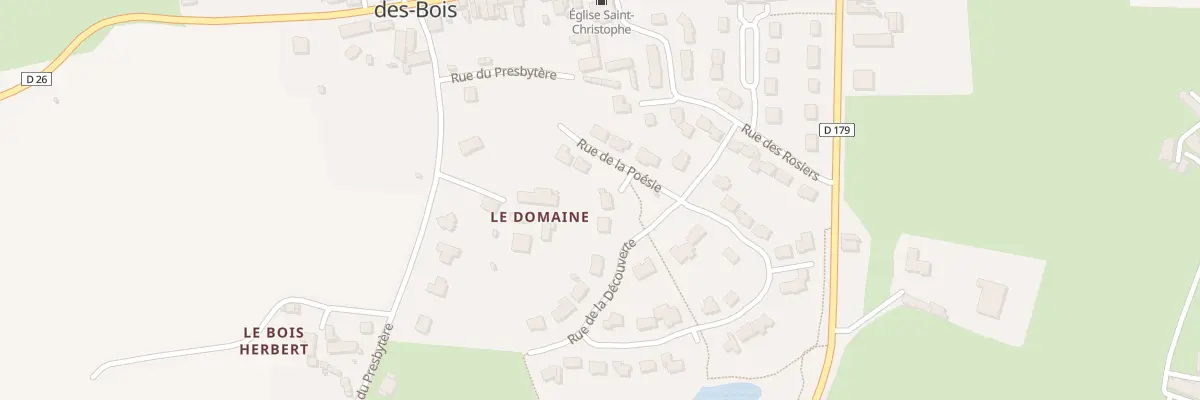 Plan du 1 Rue de la Poésie à Saint-Christophe-des-Bois
