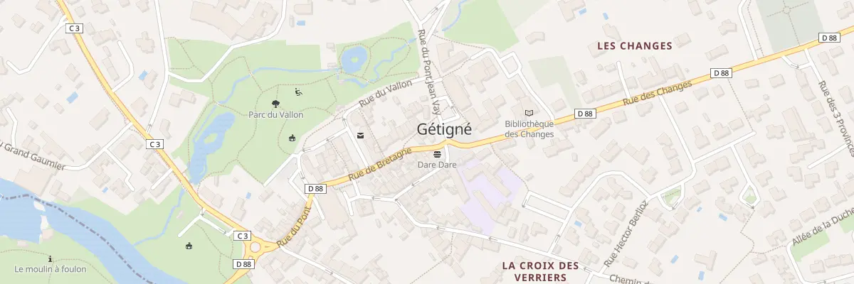 Plan du 29 Rue de bretagne à Gétigné