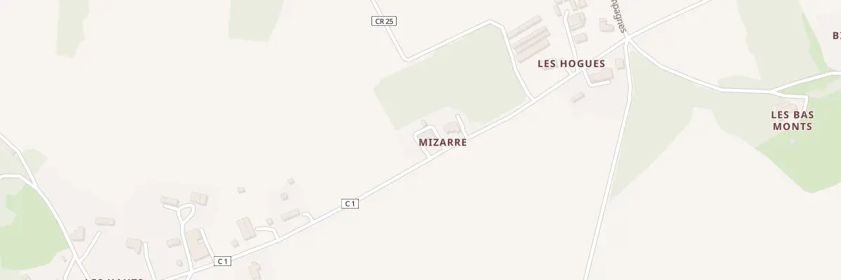 Plan du 4 Mizarre à La Chaise-Baudouin