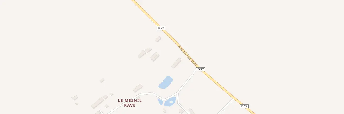 Plan du 5129A Le Mesnil Rave à Notre-Dame-de-Cenilly