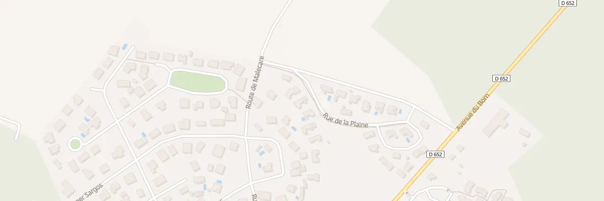 Plan du 126 Rue de la Plaine à Lit-et-Mixe