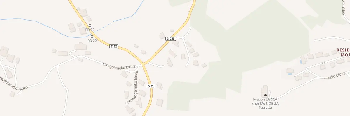 Plan du 5345 Larria à Hélette