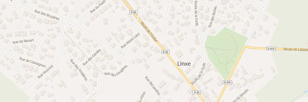 Plan du 315 Rte de l’Océan à Linxe