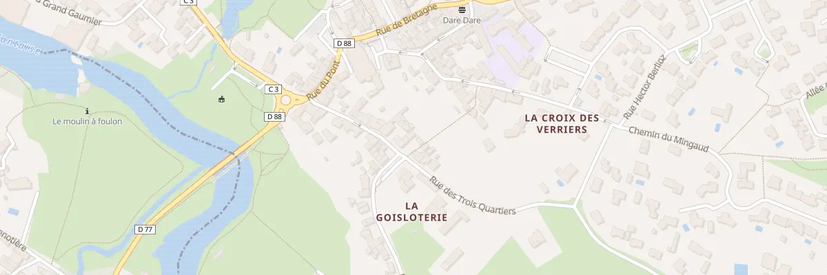 Plan du 25 Rue du vieux chemin royal à Gétigné