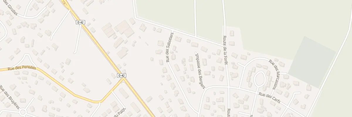 Plan du 8 Rue des Sabotiers à Linxe