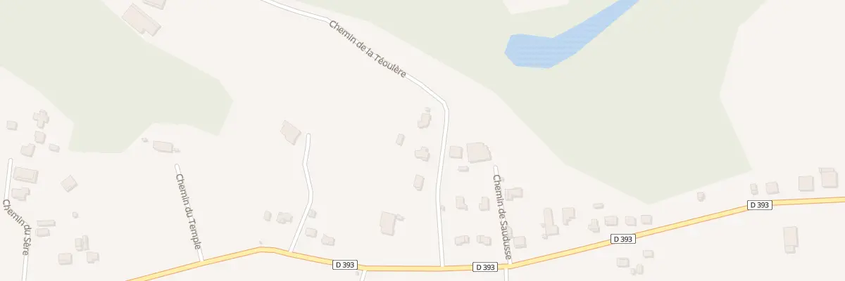 Plan du 141 Che de la Teoulere à Sainte-Marie-de-Gosse