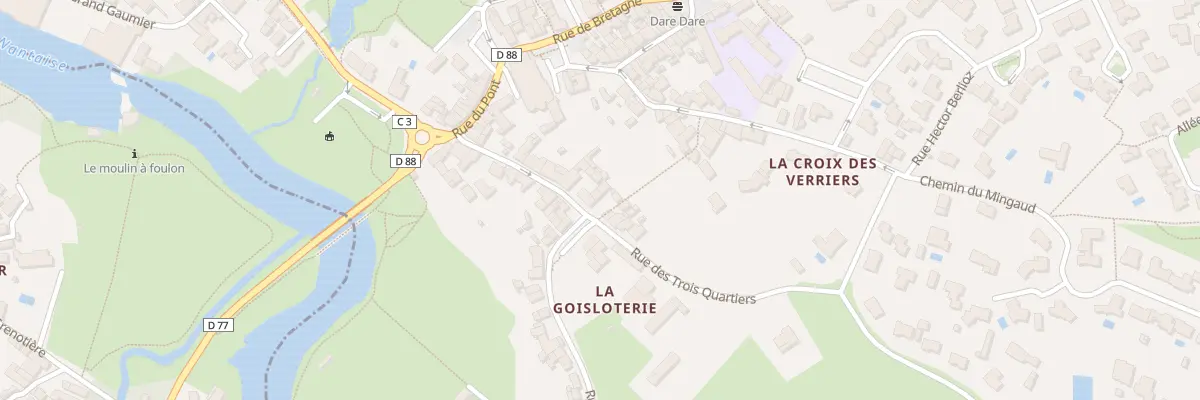 Plan du 23 Rue du vieux chemin royal à Gétigné