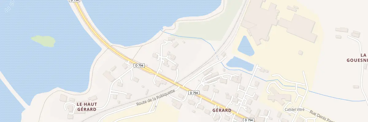 Plan du 11 Rte de Gérard à Montreuil-sous-Pérouse
