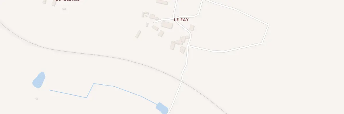 Plan du 5064 Le Fay à Pocé-les-Bois