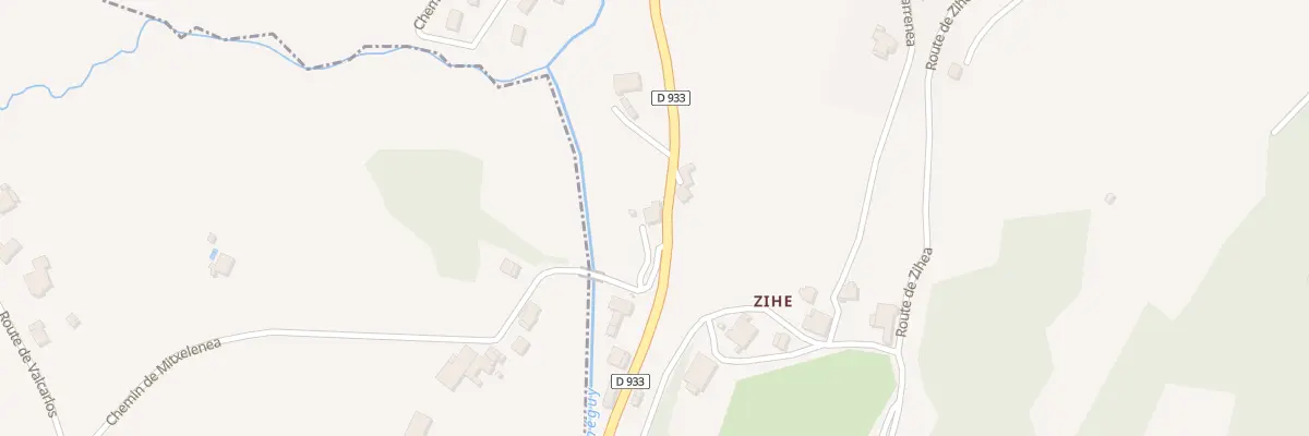 Plan du 50 Rte d’Arnéguy à Uhart-Cize