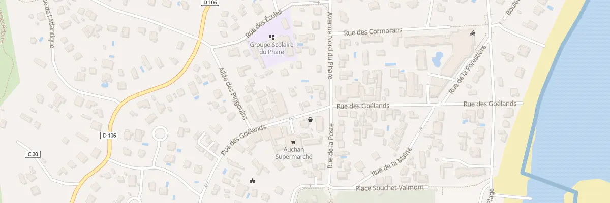 Plan du 19 Rue des Goelands Cap Ferret à Lège-Cap-Ferret