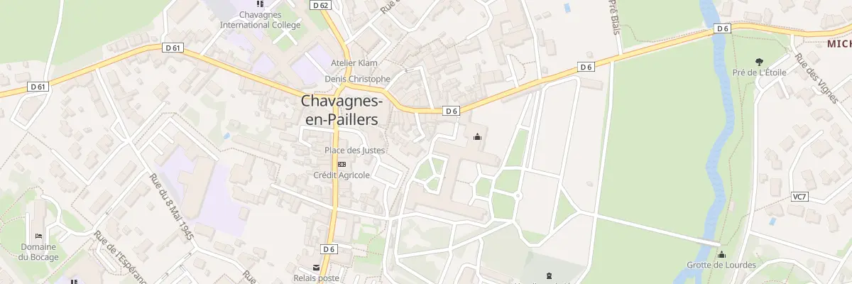 Plan du 5020 Bourg Sud à Chavagnes-en-Paillers