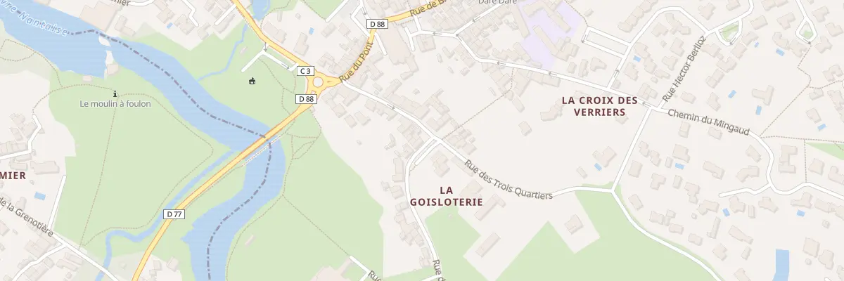 Plan du 2 Rue de la goisloterie à Gétigné