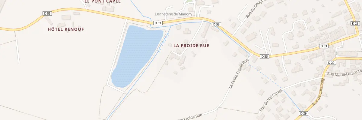 Plan du 5 La Froide Rue à Marigny-Le-Lozon