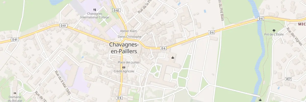 Plan du 36 Rue louis marie baudouin à Chavagnes-en-Paillers
